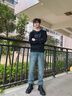 GEOX杰歐適男鞋2025秋季舒適時裝皮靴SPHERICA EC1 U36D1B 黑色C9997（單里） 41 曬單實(shí)拍圖
