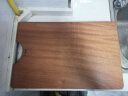 CCKO 乌檀木整木菜板实木家用厨房砧板切菜板刀板擀面板 乌檀木整木菜板小号（9803） 实拍图