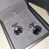 KFLK法式襯衫袖扣高檔通透水晶袖釘袖口扣男士輕奢 刻字定制Cufflinks K023 曬單實(shí)拍圖