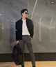 倉石一樹 KAZUKI KURAISHI倉石一樹潮牌外套男春秋新款百搭時尚高級感簡約寬松黑色高端上衣 黑色 2XL 曬單實拍圖