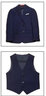 童悠品兒童西裝套裝帥氣英倫風(fēng)花童禮服男童小西服中大童男孩鋼琴演出服 藍(lán)色6件套：5件套+馬甲 165碼 身高160-165cm重100-105 曬單實(shí)拍圖