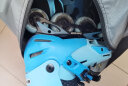 Rollerblade轮滑鞋平花式溜冰鞋儿童全套装男女初学者两用可调专业旱冰APEXXC 蓝色 M码（33-36） 实拍图