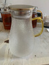 MULTIPOTENT耐熱玻璃水壺家用果汁壺加厚錘紋貴妃壺1800ml 曬單實(shí)拍圖