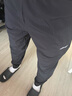 李寧運動(dòng)套裝男寬松休閑防風(fēng)服春夏季沖鋒外套直筒速干長(cháng)褲運動(dòng)兩件套 黑色風(fēng)衣+收口速干長(cháng)褲 2XL /185 (170-185斤) 曬單實(shí)拍圖