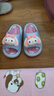圣閑夏季女童涼拖鞋公主卡通室內防滑浴室洗澡可愛(ài)軟底中小童兒童拖鞋 天藍色 26/27碼(內長(cháng)16CM適合2-3周歲) 曬單實(shí)拍圖