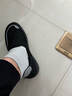 昌祥回力一腳蹬男鞋春秋夏季鞋子男款黑色網(wǎng)面板鞋厚底運動休閑老北京布鞋 黑色 42 標準運動碼 曬單實拍圖