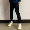 361°棉質(zhì)運動(dòng)褲男褲子修身休閑褲長(cháng)褲運動(dòng)服飾秋季籃球跑步束腳衛褲度 標準黑 L 曬單實(shí)拍圖