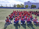 卡瓦拉（KAWALA）童裝男女童套裝兒童春秋裝運動(dòng)休閑拉鏈外套幼兒園小學(xué)生校服班服 紅色兩件套 150碼（建議身高140CM） 曬單實(shí)拍圖