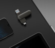 凌態(tài) 高速U盤(pán) Type-C USB3.0雙接口車(chē)載手機電腦兩用高速U盤(pán) U216-黑色 64G 曬單實(shí)拍圖