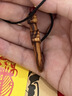 龍虎山正宗真桃木劍吊墜道家真品法器護身符鎮宅辟邪防驚嚇掛件 祝?？钪焐白限敝M小寶劍4.8cm 曬單實(shí)拍圖
