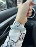 石季 品牌冰潤(rùn)玉手鐲緬甸翡翠玉鐲子簡(jiǎn)約時(shí)尚處理玉石送人節(jié)日禮物 內(nèi)徑58-59mm 曬單實(shí)拍圖