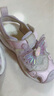 芭比童鞋女童涼鞋2024新款夏季公主包頭運動(dòng)涼鞋DA6309 淺紫 28  曬單實(shí)拍圖