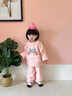 迪士尼寶寶兒童睡衣秋冬款女寶寶卡通珊瑚絨家居服女童冬季保暖法蘭絨小女孩 淺粉色 100 建議90-100cm3-4歲cm 曬單實(shí)拍圖