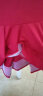艾舞戈拉丁舞服装女童舞蹈服套装少儿表演练功服比赛服女孩拉丁舞裙 黑色连体服+酒红鱼尾裙（短袖） 140码(身高140-150cm) 实拍图