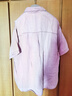 森馬（Semir）[森柔牛仔]森馬牛仔襯衫女中長款落肩寬松24夏短袖襯衣慵懶 粉色調(diào)01315 L 曬單實(shí)拍圖