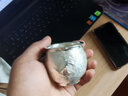 歸銀堂純銀999十二生肖杯子大容量足銀茶杯主人杯單杯水杯手工茶具送禮 馬 140ml+證書+禮盒 曬單實拍圖