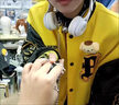 BJYL鈴鐺項圈女士女朋友女頸帶鏈子男鎖骨鏈頸環(huán)項鏈脖頸鏈脖圈皮質(zhì) 紅色+繩子 曬單實(shí)拍圖