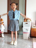 金日滿女童套裝夏季學(xué)院風(fēng)2024新款寬松透氣女孩JK制服洋氣百褶裙襯衫 領(lǐng)帶襯衫百褶裙套裝[送領(lǐng)帶] 130cm 曬單實(shí)拍圖