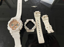 金尖件適用卡西表帶歐GSHOCK原裝樹(shù)脂配件GMA-S110SR/120MF/130/140 白色啞面玫瑰金字 曬單實(shí)拍圖