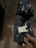 娜爾思（NAERSI）商場(chǎng)同款通勤圓點(diǎn)七分袖女開襟上衣襯衫秋季新款 黑色 2XL 曬單實(shí)拍圖