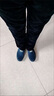 卡帝樂鱷魚（CARTELO）春夏新款男士帆布鞋一腳蹬透氣懶人鞋男低幫老北京布鞋春季休閑鞋 藍色 40 曬單實拍圖