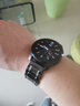 炫戴適用華為GT3/GT4/GT5表帶watch5高級鏈式watch3/4Pro金屬3Pro榮耀手表5pro不銹鋼帶46mm男款22mm夏 五珠陶瓷表帶【黑間銀】 GT2/pro/watch3/wat 曬單實(shí)拍圖
