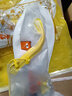 lemonkid兒童雨鞋套平底雨靴套男女童防滑防水鞋套 萊科黃 XL 曬單實(shí)拍圖