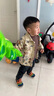 G.DUCKKIDS男童外套春秋款2025新款帥氣兒童裝網(wǎng)紅時(shí)髦衣服寶寶春裝夾克上衣 米白色(單外套) 120 建議身高110-120cm年齡6-7 曬單實(shí)拍圖