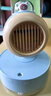 瑜品佳 噴霧電風(fēng)扇自動(dòng)搖頭加濕器補(bǔ)水小夜燈充電宿舍制冷強(qiáng)力小風(fēng)扇靜音桌面臺(tái)式水冷六一兒童節(jié)禮物 噴霧夜燈風(fēng)扇【3600毫安天藍(lán)色】 曬單實(shí)拍圖