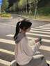 歐遙兒童裝秋冬加絨套裝中大童女孩套裝洋衛(wèi)衣大童女裝洋氣春秋兩件套 春秋款白色衛(wèi)衣黑色褲兩件套 170 建議身高165cm左右80-105斤 曬單實(shí)拍圖