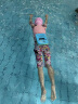 弈姿儿童泳衣女童学生分体游泳衣冲浪服温泉泳衣泳装 Ezi12004 140cm 实拍图