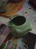 陶立方 汝窯陶瓷公道杯手工開(kāi)片富貴茶海汝瓷功夫茶具配件茶壺 TF-5107 天青胖茶海 曬單實(shí)拍圖