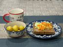 素美吉青花瓷餐具套裝整套高檔中式碗碟套裝家用陶瓷碗筷組合釉下彩碗盤 迦藍(lán)-精致四人食 13件套 曬單實拍圖