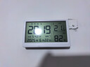 壁掛墻數(shù)顯電子時鐘鬧鐘溫濕度計儀表日歷農(nóng)歷夜光室內嬰兒房家用 白色（電池款） 曬單實拍圖