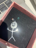 歐陽先生新品榜Funny Doodle Necklace涂鴉人物趣味不銹鋼項(xiàng) 銀色小人項(xiàng)鏈  B00-105 曬單實(shí)拍圖