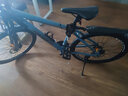 永久（FOREVER）  山地自行車(chē)男女式鋁合金27速前后碟剎青少年越野避震單車(chē) 油碟黛青色 . 曬單實(shí)拍圖