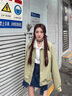 矜持范奈美妃美式復古皮衣夾克外套女2025春秋新款韓系寬松上衣ins潮 綠色【品牌高質(zhì)量】 M 【收藏關(guān)注優(yōu)先發(fā)】 曬單實(shí)拍圖