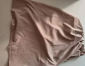 皮爾卡丹（pierre cardin）小香風(fēng)裙子兩件套上衣休閑收腰簡約棉麻半身裙時(shí)尚大碼夏季套裝女 卡其色【單條半身裙】 L碼(建議100-115斤) 曬單實(shí)拍圖