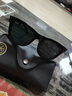 雷朋（RayBan）【REVERSE系列】太陽鏡黑超凹面墨鏡0RBR0502S禮物禮物 6677VR 黑色鏡框深綠色鏡片 53mm 曬單實拍圖