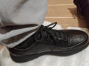 金利来（goldlion）男鞋男士冲孔凉鞋透气舒适耐磨休闲皮鞋G506230114AAD黑色39码 实拍图