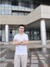 帛米圖（BOMITU）冰絲短袖t恤男夏季寬松男裝休閑百搭圓領(lǐng)體恤衫韓版潮流衣服男子 白色【單件】 L建議105-120斤 曬單實(shí)拍圖