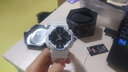 卡西歐（CASIO）手表男 g-shock自動背光迷彩風(fēng)大表盤雙顯防水防震運動男表石英表 奧利奧GA-100B-7A 曬單實拍圖