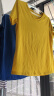 艾路丝婷夏装新款T恤女短袖上衣韩版修身体恤TX3560 黄色V领 XXXL 实拍图