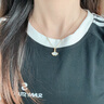 六桂福珠寶鉆石三生有杏黃金項(xiàng)鏈女足金吊墜七夕情人節(jié)禮物送女友老婆生日 杏好有你吊墜+S925鏈+品牌禮盒 曬單實(shí)拍圖