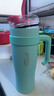 Blender Bottle 不銹鋼運(yùn)動(dòng)保溫杯水杯 便攜式男女健身杯子 帶不銹鋼攪拌球 OWL吸管保溫杯巨無(wú)霸藍(lán)1.25L 曬單實(shí)拍圖