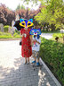 沙馳（SATCHI）淺口單女鞋夏秋鞋羊皮平底仙女鞋金屬扣軟皮大頭鞋單鞋女懶人鞋 淺藍(T10A33049M027) 38 (240mm) 曬單實拍圖