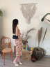 卓詩尼包頭涼鞋女2025年夏季仙女風(fēng)一字帶兩穿涼拖鞋水鉆細跟高跟鞋女 米白色-5.5CM 37 曬單實拍圖