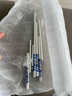 墨凜陶瓷筷子防滑防霉骨瓷10雙套裝家用歐式耐高溫餐具公筷 青花之韻陶瓷筷子10雙 曬單實(shí)拍圖
