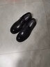 老人頭（LAORENTOU）男士皮鞋正裝鞋英倫風(fēng)低幫休閑鞋軟面皮頭層牛皮系帶耐滑圓頭男鞋 200255 黑色 44 曬單實(shí)拍圖
