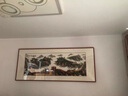 云儒唐樊（YUNRVTF）蘇繡純手工刺繡掛畫(huà)客廳背景墻裝飾畫(huà)新中式山水畫(huà)壁畫(huà)書(shū)房軟裝畫(huà) C款 萬(wàn)里長(zhǎng)城 86*226cm 曬單實(shí)拍圖